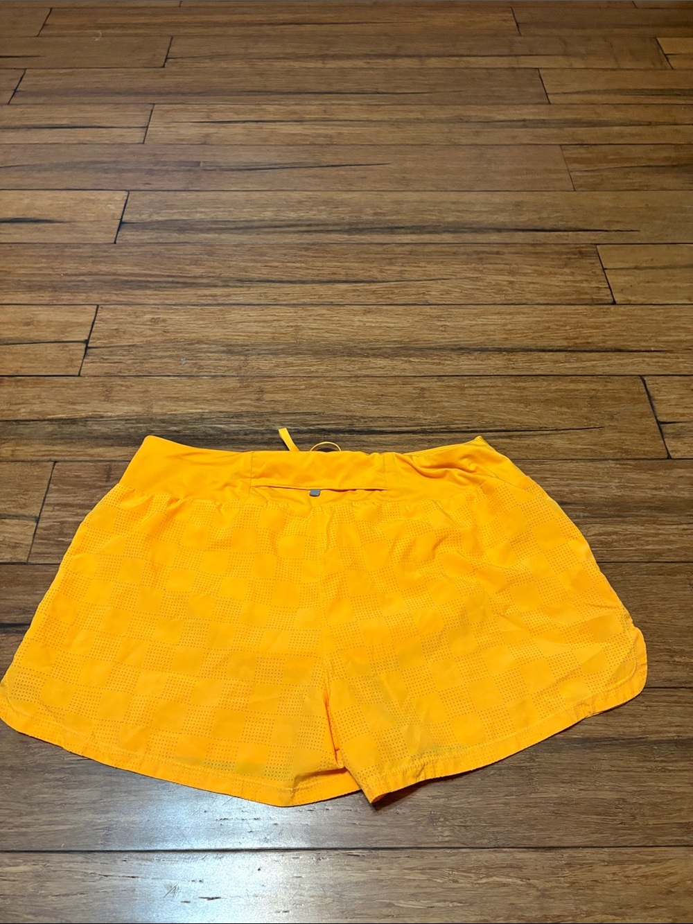 Nike Running Shorts Womens Size Large Orange Dri-Fit Athletic Training Gym - Picture 4 of 5
